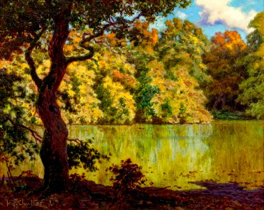 Ivan Choultsé Seelandschaft 1921