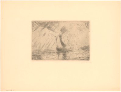 Christ Calming The Tempest, print by James Ensor, 1886, Prints Department, Royal Library of Belgium, S. V 85368