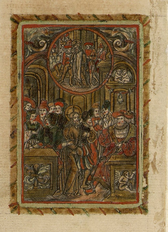 Christ Before Pilate ca.1519 print by Master S., S.V 89069, Prints Department, Royal Library of Belgium