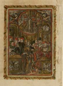 Christ Before Pilate ca.1519 print by Master S., S.V 89069, Prints Department, Royal Library of Belgium