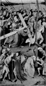 Christ Carrying the Cross by Hieronymus Bosch Kunsthistorisches Museum (Vermeylen 1939)