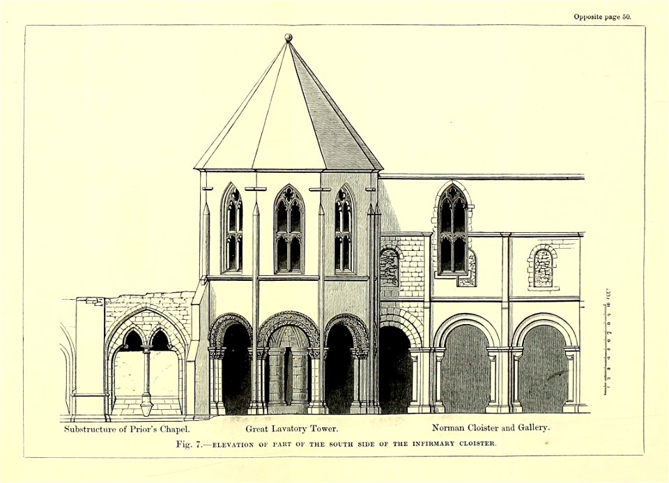 Christ Church Canterbury Willis 1868 Figure 7 archaeologiacant07kent 0 0137