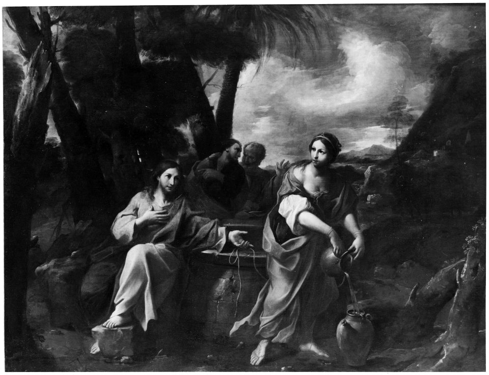 Christ and the Samarian Woman (Giovanni Francesco Romanelli) - Nationalmuseum - 17101
