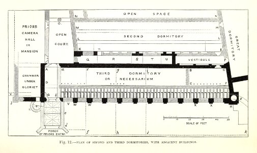 Christ Church Canterbury Willis 1868 Figure 12 archaeologiacant07kent 0 0174