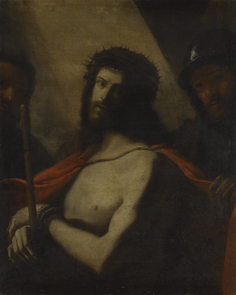 Christ Crowned with Thorns oil on canvas by Mattia Preti
