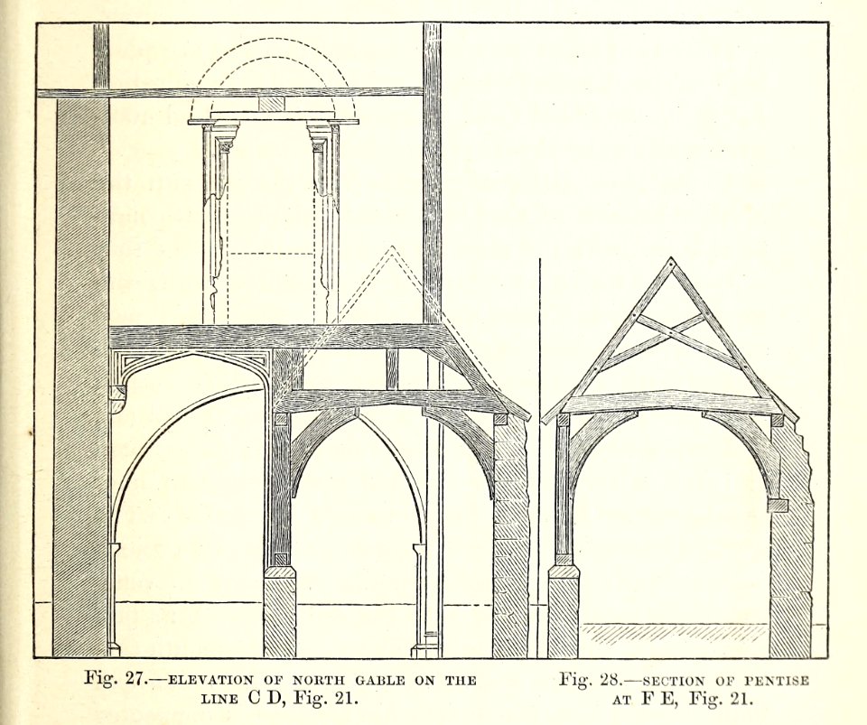 Christ Church Canterbury Willis 1868 Figure 27 & 28 archaeologiacant07kent 0 0233