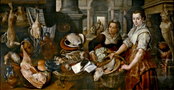 Christ at home with Martha and Mary