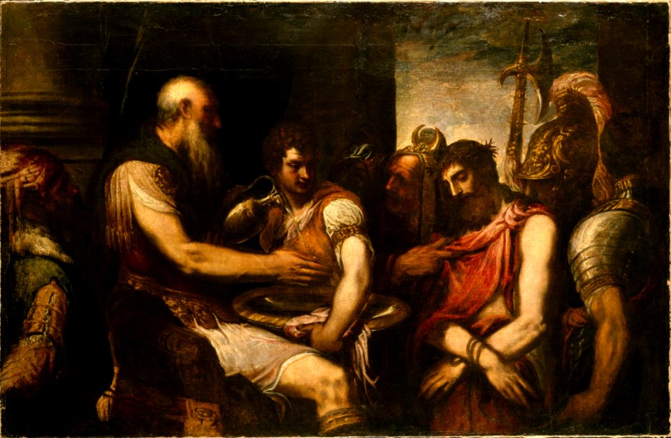 Christ before Pilate (Andrea Schiavone) - Nationalmuseum - 22247