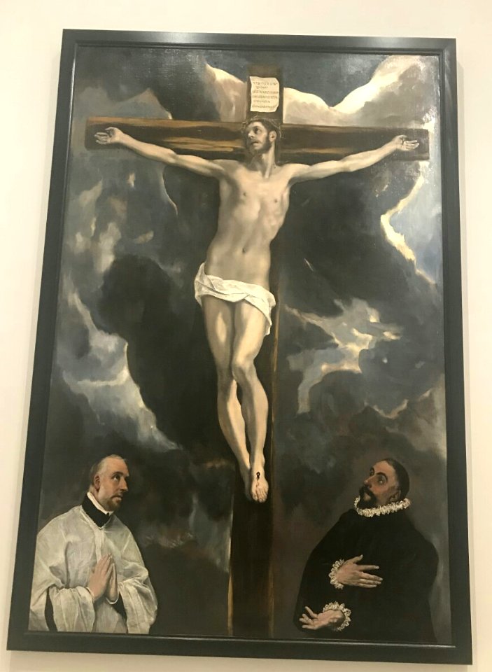 Christ en Croix avec deux donateurs