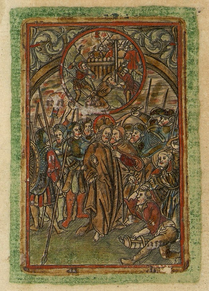 Christ Betrayed by Judas ca.1519 print by Master S., S.V 89065, Prints Department, Royal Library of Belgium
