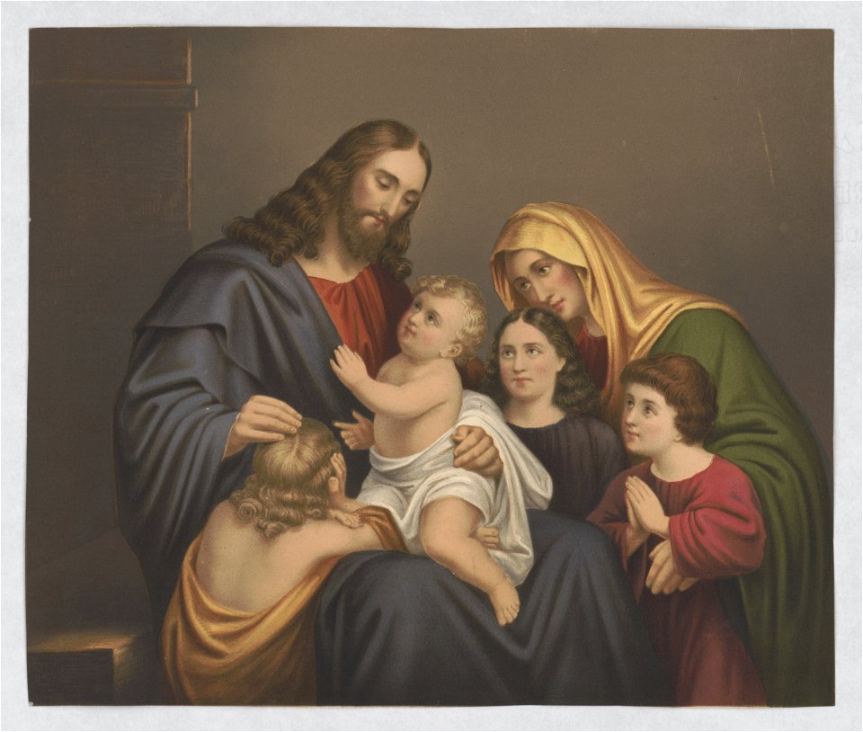 Christ blessing little children LCCN2017660437