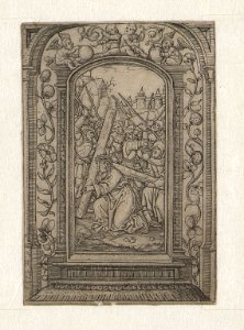 Christ Carrying the Cross ca.1519 print by Master S., S.II 5787, Prints Department, Royal Library of Belgium
