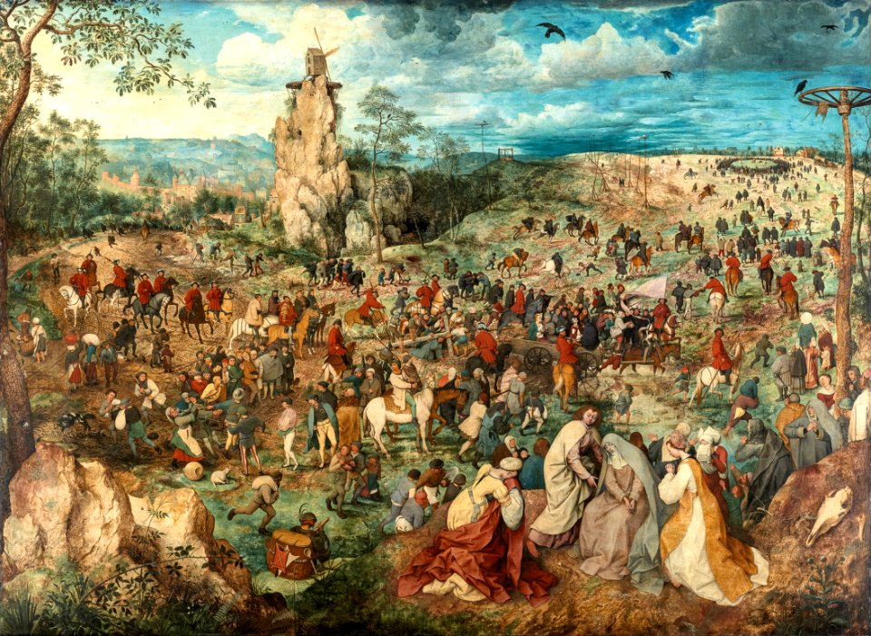 Christ carrying the Cross, by Pieter Bruegel (I)