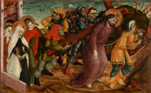 Christ Carrying the Cross - Master VEA - Google Cultural Institute. Free illustration for personal and commercial use.