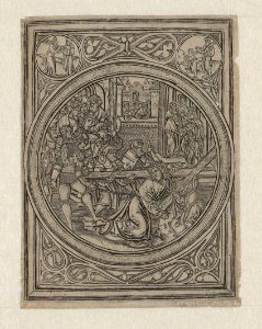 Christ Carrying the Cross ca.1519 print by Master S., S.II 4871, Prints Department, Royal Library of Belgium