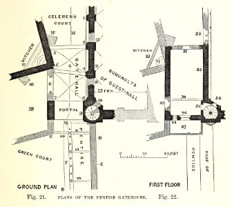 Christ Church Canterbury Willis 1868 Figure 21 & 22 archaeologiacant07kent 0 0223