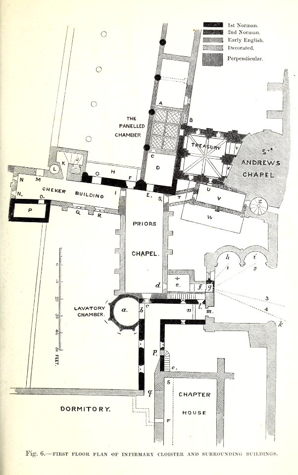 Christ Church Canterbury Willis 1868 Figure 6 archaeologiacant07kent 0 0131