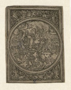 Christ on the Mount of Olives ca.1519 print by Jacob Cornelisz van Oostsanen and Master S., F 26890, Prints Department, Royal Library of Belgium