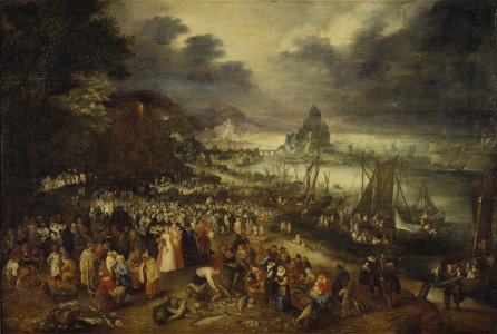 Christ Preaching from the Boat (Jan Bruegel d.ä.) - Nationalmuseum - 19013
