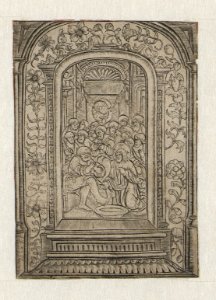 Christ Washing the Feet of the Apostles ca.1519 print by Master S., S.II 5786, Prints Department, Royal Library of Belgium