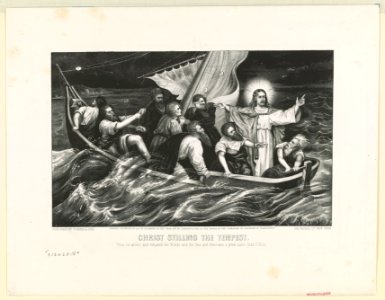 Christ stilling the tempest LCCN90715957