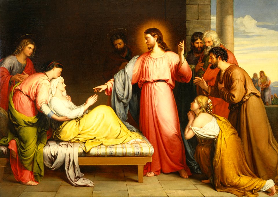 Christ Healing the Mother of Simon Peter’s Wife by John Bridges