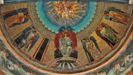 Christ Enthroned in the Heavenly Jerusalem, St Paul's