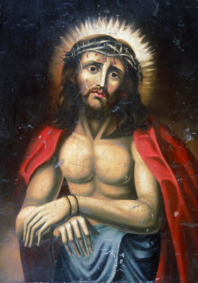 Christ with crown of thorns