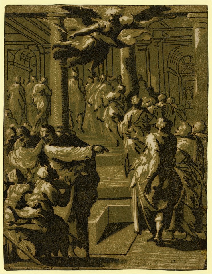Christ healing the paralytic man LCCN2008678926