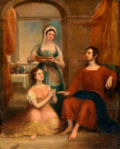 Christ in the House of Martha and Mary P1968
