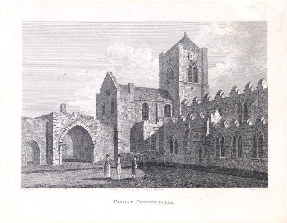 Christchurch Cathedral, Dublin, and Chapter House from the South-East P6480