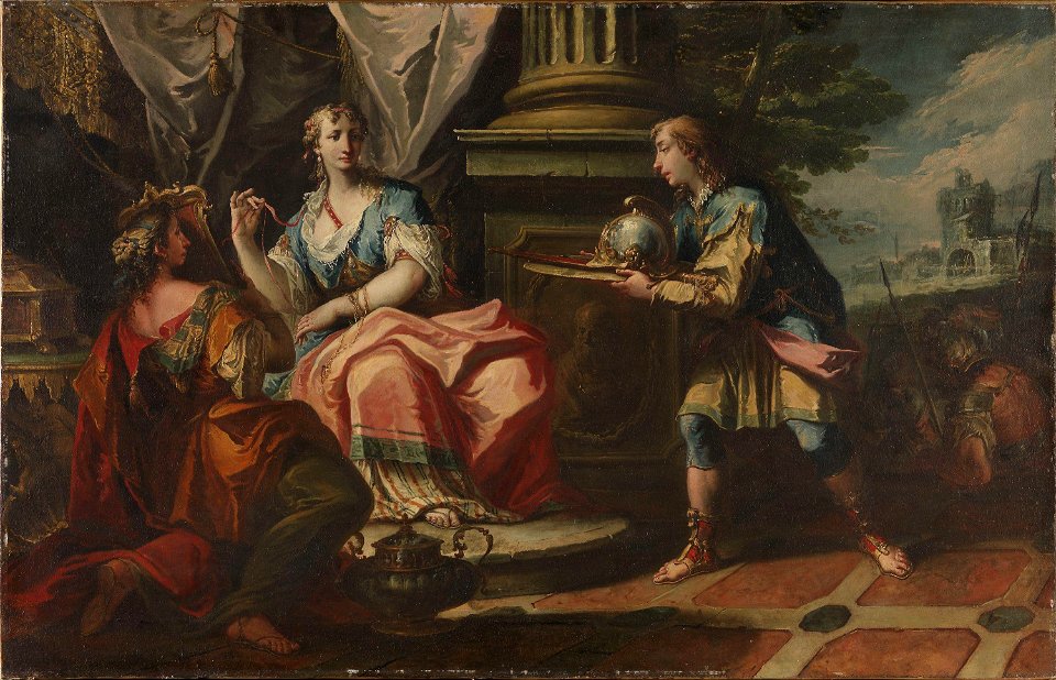 Christen Brun - Christ and the penitant Woman. Copy after Rubens - NG.M.00728 - National Museum of Art, Architecture and Design