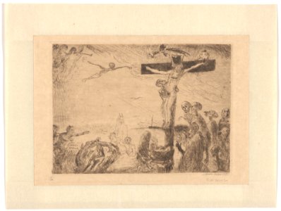 Christ in Agony Tormented by Demons, print by James Ensor, 1895, Prints Department, Royal Library of Belgium, S. II 79742