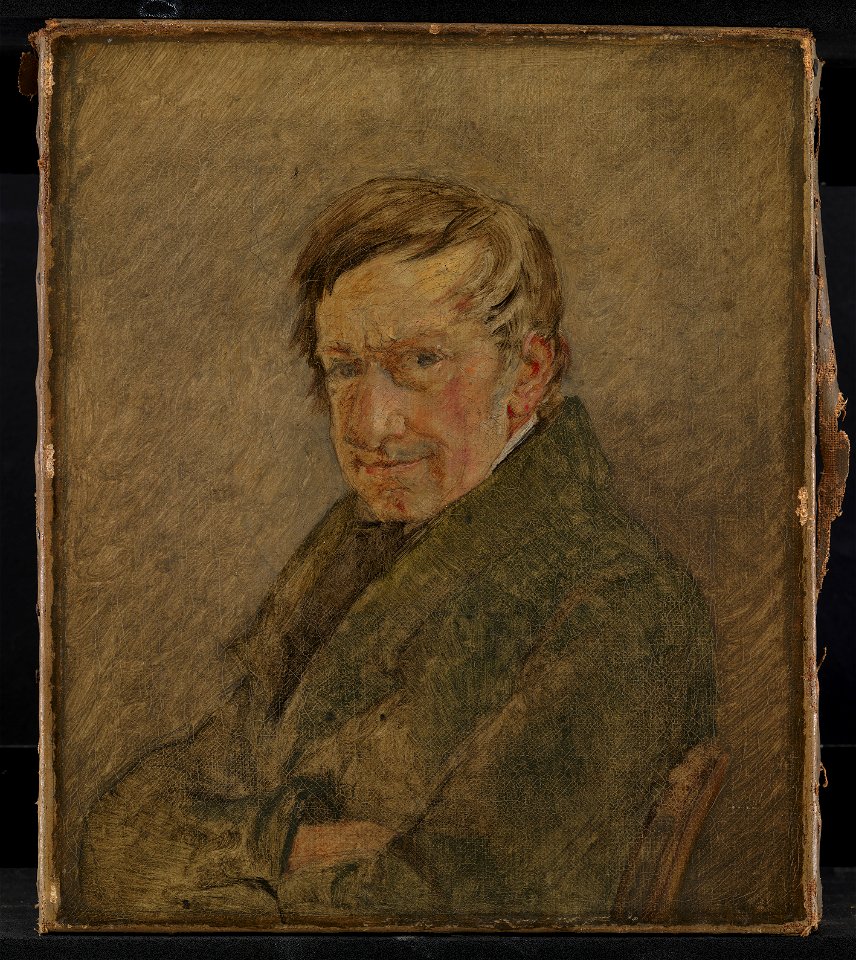 Christen Købke - Portrait of the Animal Painter C.D. Gebauer - KMS3410 - Statens Museum for Kunst