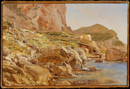 Christen Købke - Marina Piccola, Capri - 1972.979 - Museum of Fine Arts