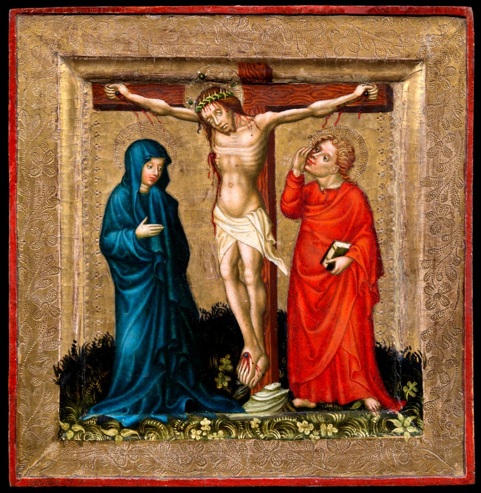 Christ on the Cross with the Virgin Mary and John P1920