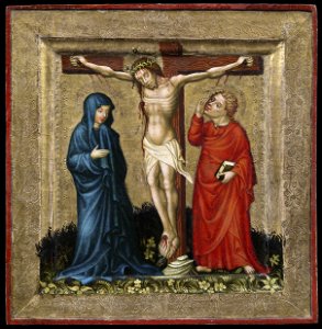 Christ on the Cross with the Virgin Mary and John P1920