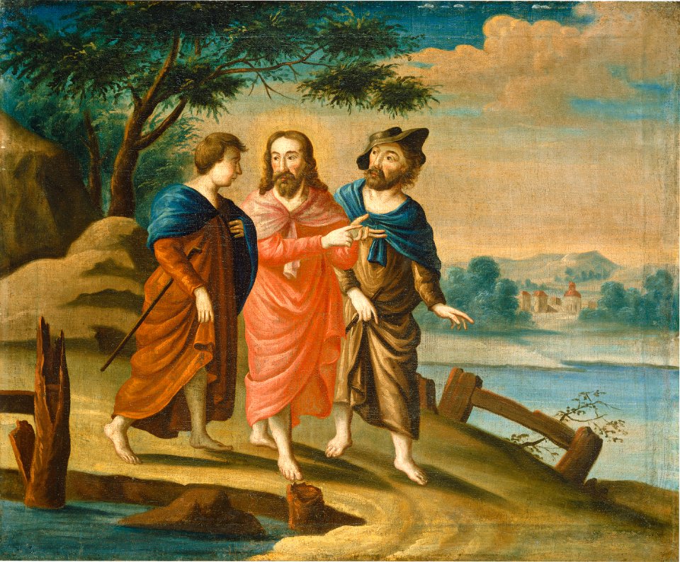 Christ on the Road to Emmaus G-001552-20120605