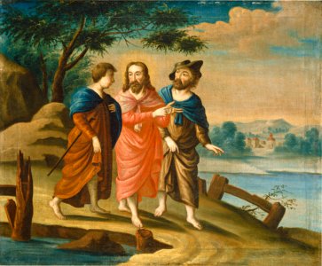 Christ on the Road to Emmaus G-001552-20120605