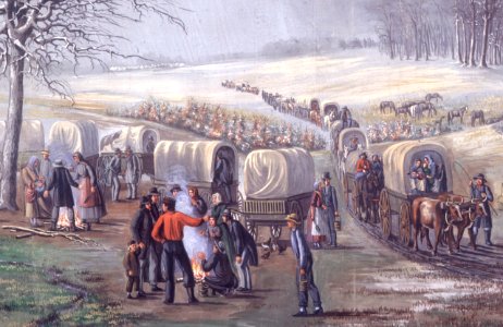C.C.A. Christensen - Leaving Missouri (c.1878)