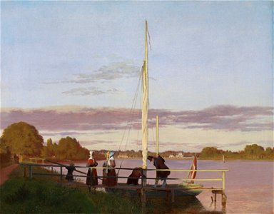Christen Købke - View of Østerbro from Dosseringen