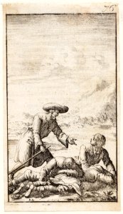 Christen vindt Slegte, Luyaart en Vermetele slapende, objectnr A 41692