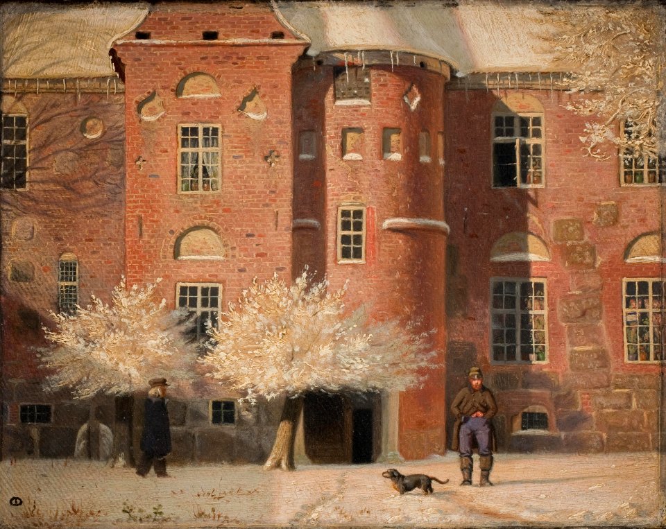 Christen Dalsgaard - The Manor of Krabbesholm in Jutland - KMS3929 - Statens Museum for Kunst