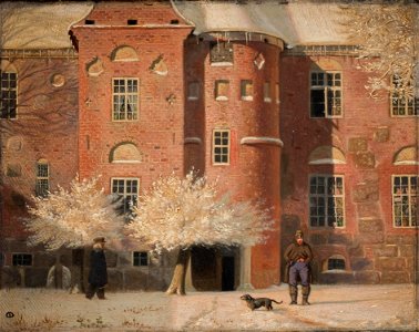 Christen Dalsgaard - The Manor of Krabbesholm in Jutland - KMS3929 - Statens Museum for Kunst