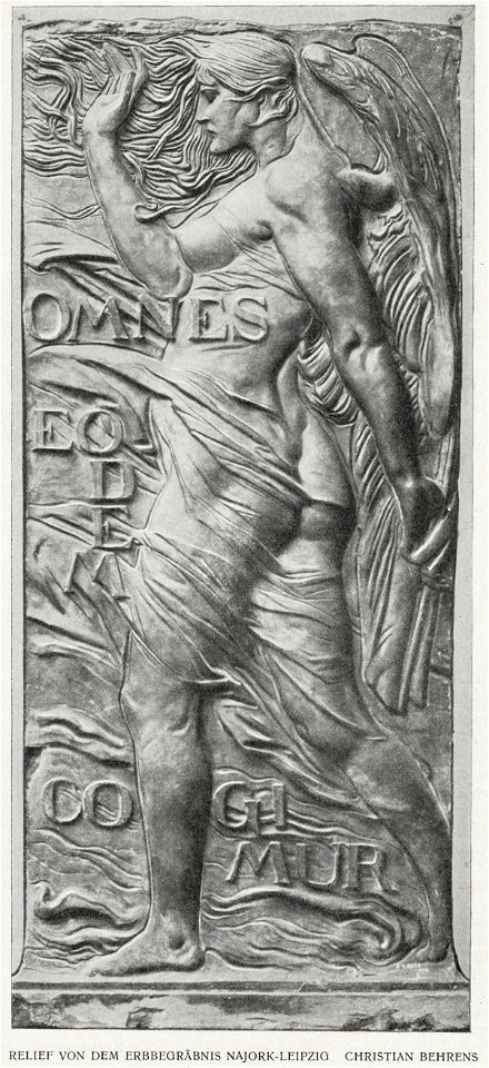 Christian Behrens - Relief von dem Erbbegräbnis Najork-Leipzig (2)