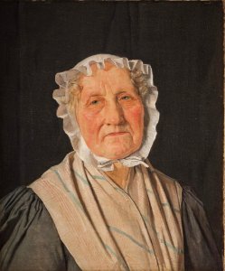 Christen Købke - Portrait of Inger Margrethe Høyen, née Schrøder, the Mother of the Art Historian N.L. Høyen - KMS1667 - Statens Museum for Kunst