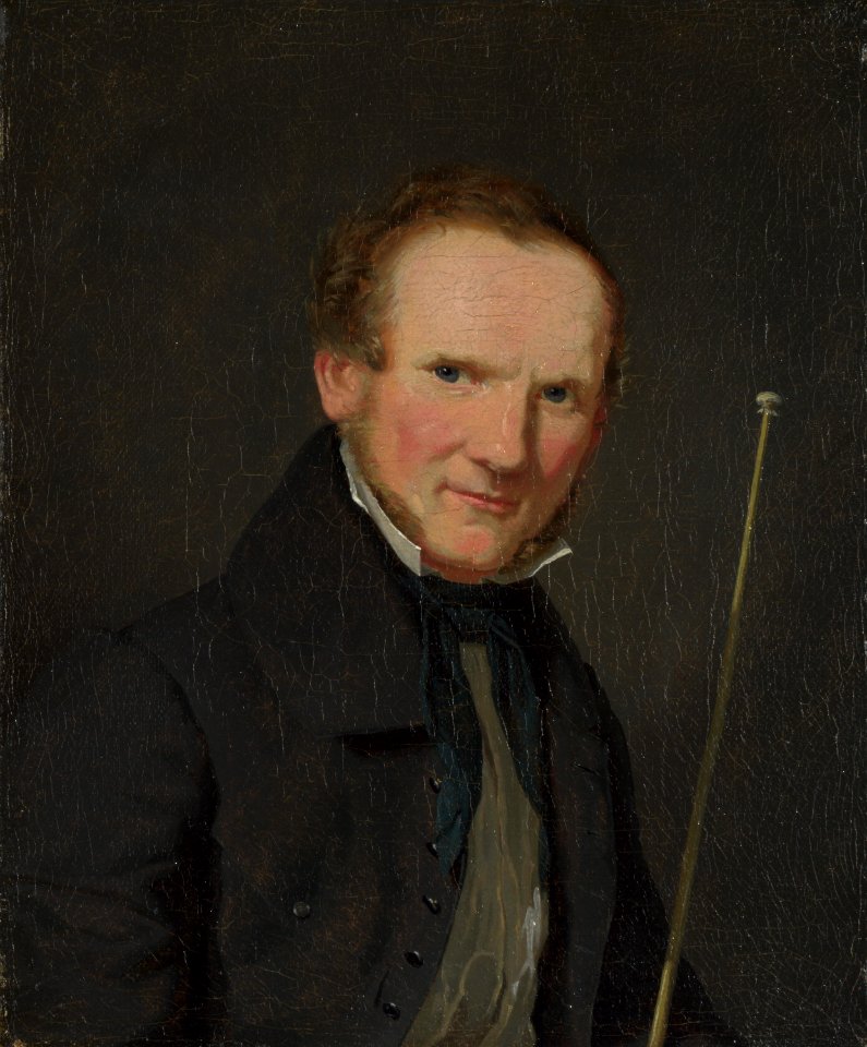 Christen Købke - Portrait of Wilhelm Bendz