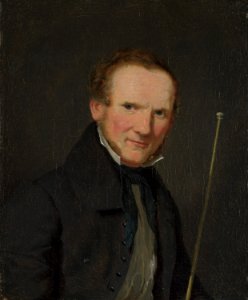 Christen Købke - Portrait of Wilhelm Bendz