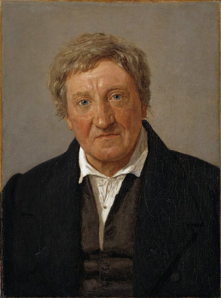 Christen Købke - The Grocer Peter Petersen, the Artist's Uncle - NM 7014 - Nationalmuseum