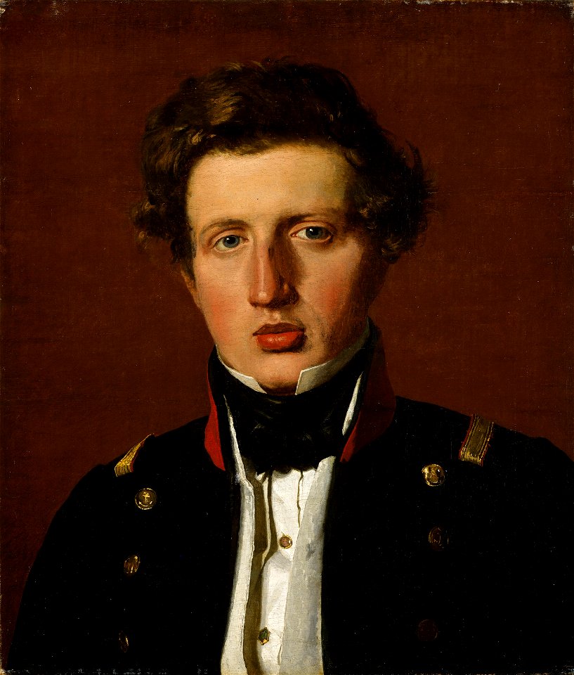 Christen Købke - Valdemar Hjartvar Købke, the Artist's Brother